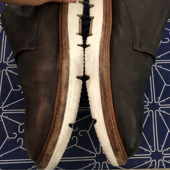 Rolando Sturlini Double Monk Strap leather shoes Mens 43 made Italy - Picture 14 of 16